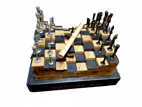Шахматы ручной работы “Крепость”