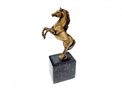 Скульптура малая “Конь” (бронза) на подставке
