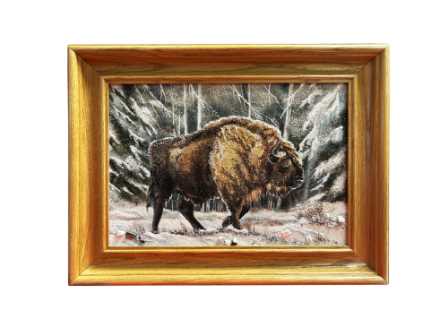 Картина из камня «Хозяин леса»