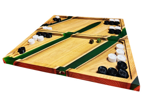 Игральное поле нард "Акация под смолой"