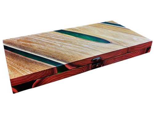 Нарды подарочные «Акация в смоле»