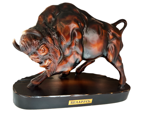 Сувенир «Зубр» с паспортом