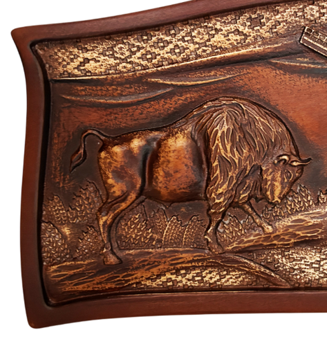 Фрагмент панно "Хозяин пущи"