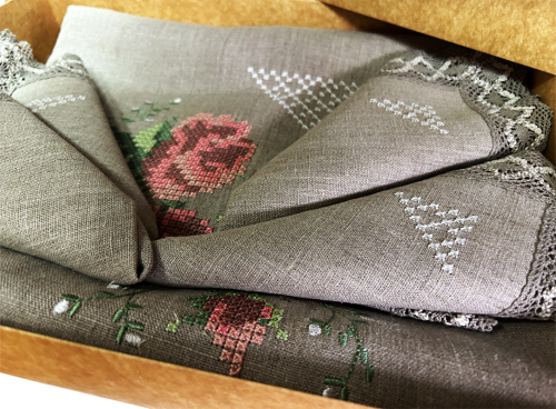 Комплект столовый «Розы»